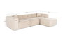 Atelier Del Sofa Lora Sofá Esquinero Crema